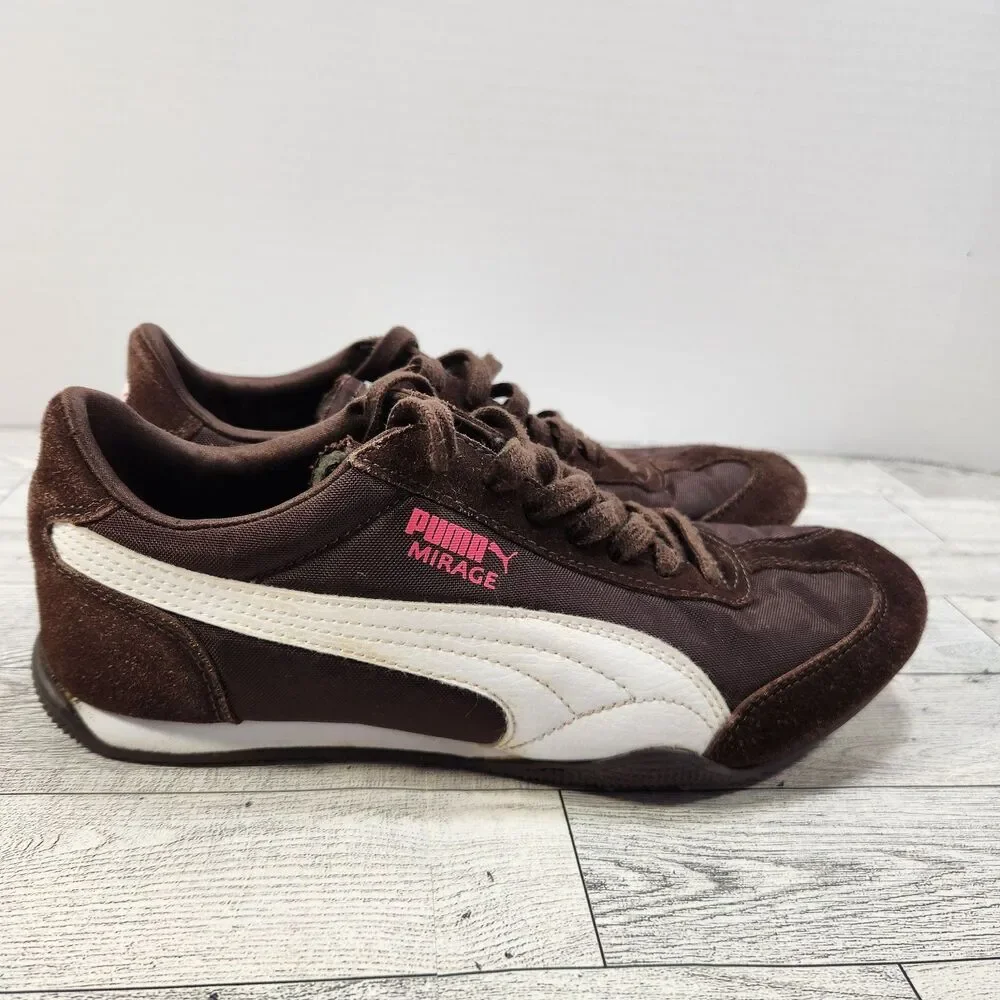 Vintage Y2K Puma Speedcat Mirage Dark Chocolate Sneakers Womens Size 7.5
